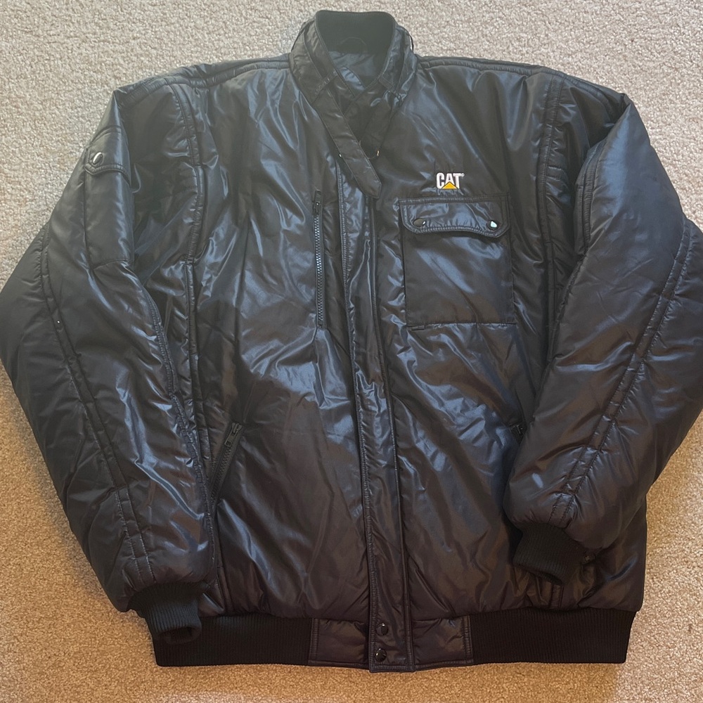Turning Point Xxl Bomber Jacket Caterpillar Logo